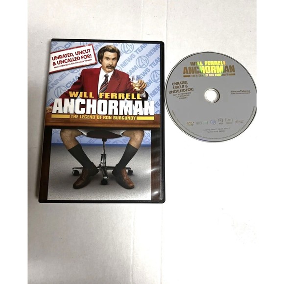 Anchorman: The Legend of Ron Burgundy (DVD, 2004 Comedy Movie Will Ferrell CEE-B - Picture 6 of 6